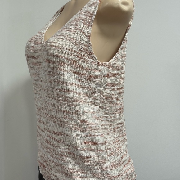 Habitual RUST/WHITE Knit Tank Top - Picture 2 of 4